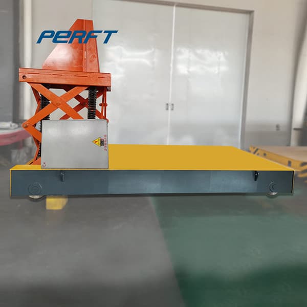 industrial motorized carts with flat steel deck 400t
